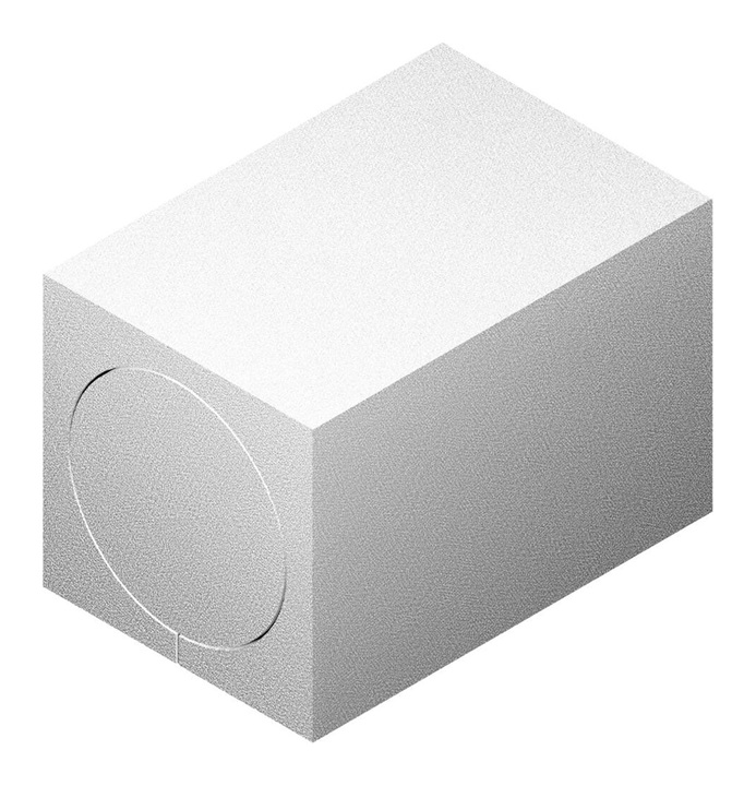 Helios KWL 45-160 WS-L, Wandstein DN 160, Länge 490mm 09306