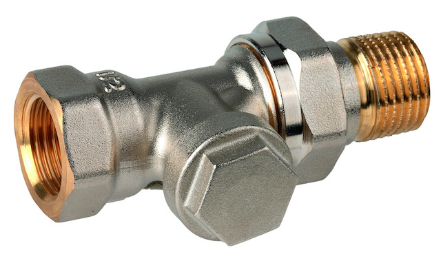 Resideo Rücklaufverschraubung Verafix, R 3/4 Durchgang, Regulier- und absperrbar V2400D0020