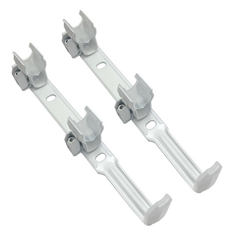 Zehnder Set SMB Wandkonsole, weiß, 2xSMB 75 für Charleston-Heizkörper-Höhe 680 bis 1000mm 173551