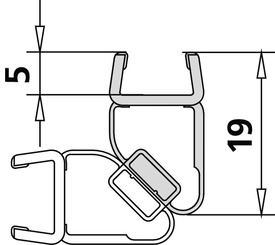 Kermi Magnetprofil für PA EPR, PX EPR 6032434