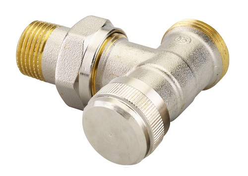 Danfoss Rücklaufverschraubung RLV 15 G 3/4 AG, Eck, vernickelt 003L0363