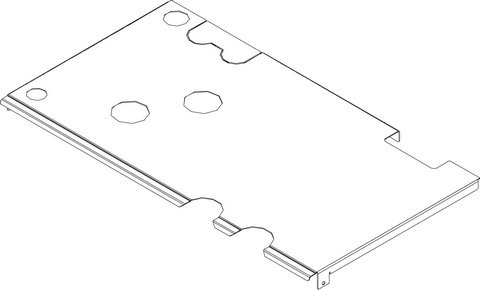 Bosch Abdeckung L/W hinten 8738209433