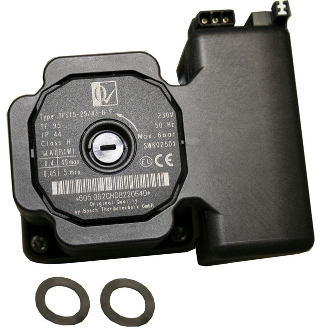 Buderus Pumpe 2W PWM >36% für GB162, für Vorlauf / Rücklauf 7746900557