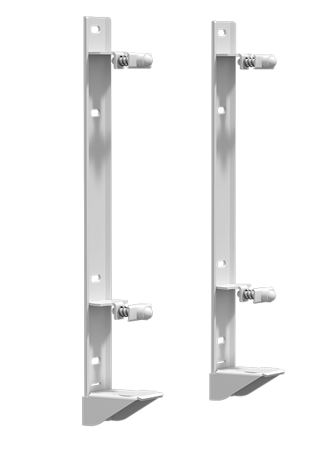 Zehnder HDC55 Wandkonsole, für Charleston H 520 bis 700mm, 5 Stück, weiß RAL 9016 766211