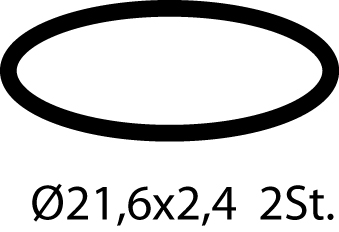 Ideal Standard O-Ring, 21,6X2, 4,2 Stück B960837NU