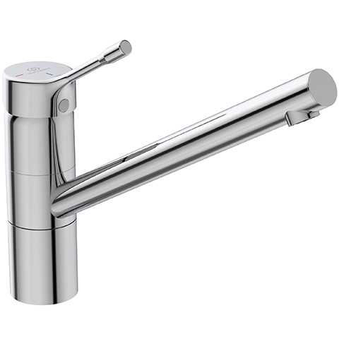 Ideal Standard Küchenarmatur Ceralook mit hohem Auslauf, Ausladung 230mm, chrom BC295AA