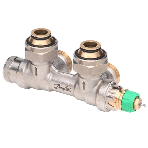Danfoss dynamischer VHS-DV Fühler rechts Eck, Ventileinsatz im VL für Heizkörper mit 3/4" 013G7880