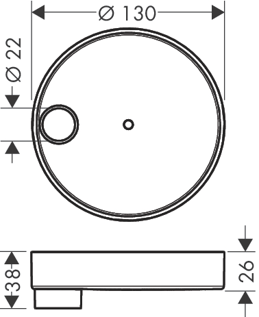 Hansgrohe Seifenschale Cassetta'S Puro 28679000