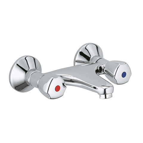 Kludi STANDARD CARE Wandarmatur DN15 Griff Terralux Ausladung 180mm chrom 320040508