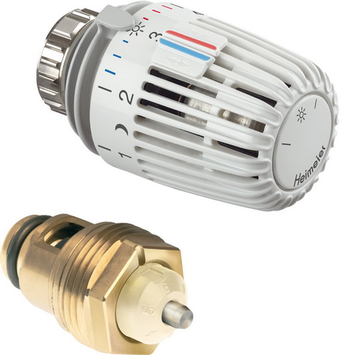 Heimeier Thermostat-Oberteil und Thermostat-Kopf Retro S 20 DN20 3500-13.800