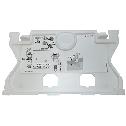Geberit Schutzplatte zu Sigma UP-Spülkasten, 12cm 241.824.00.1