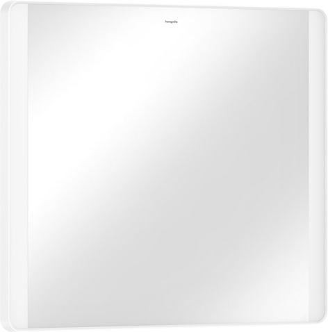 Hansgrohe Spiegel Xarita Lite Q 800/30 mit seitlicher LED Beleuchtung Wandschalter weiß matt 54963700