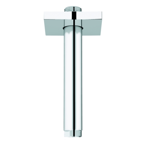 Grohe Rainshower Deckenauslass chrom, eckige Rosette, Länge 142mm 27485000