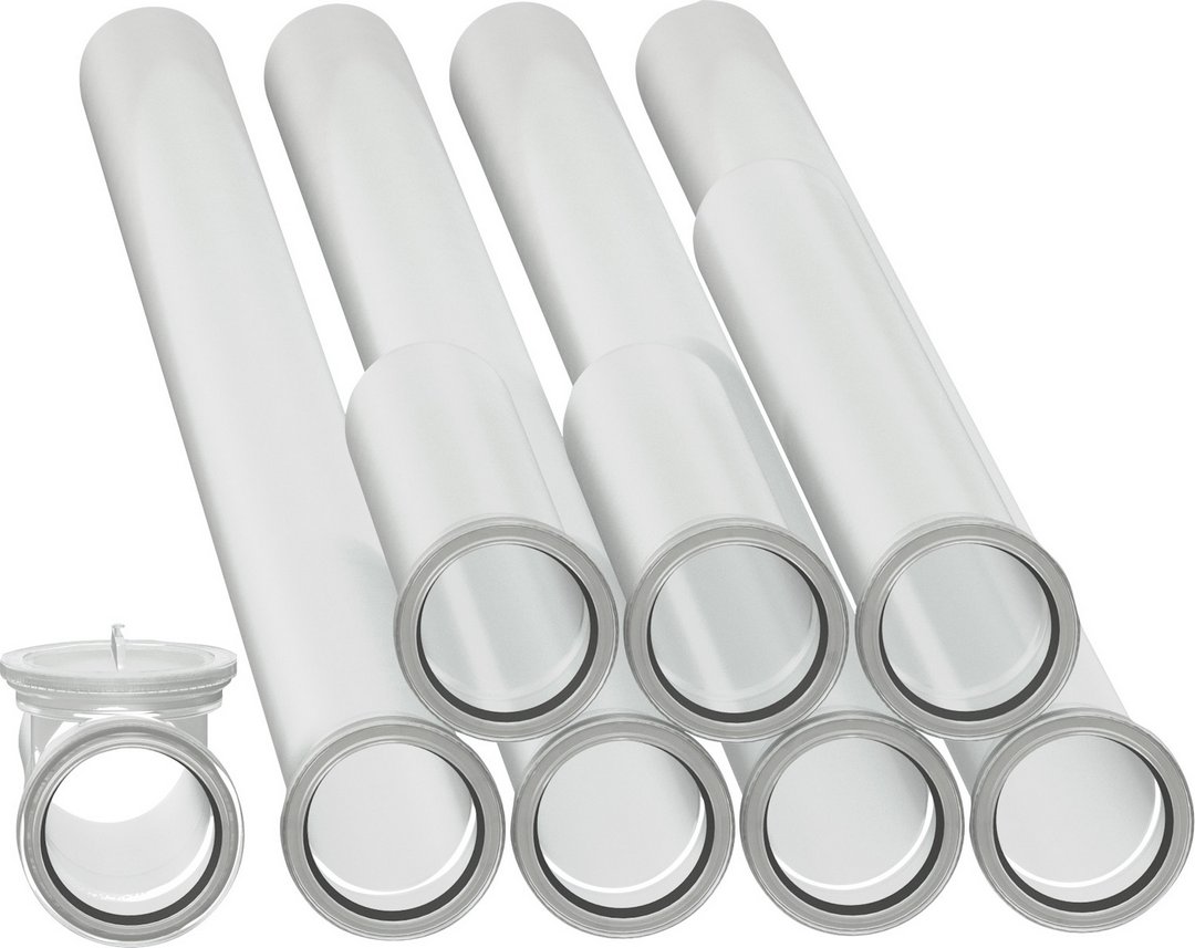 Bosch Set Abgasrohre d: 110mm, 10m + Prüfrohr Abgaszubehör FC-Set-SR110 7738112686