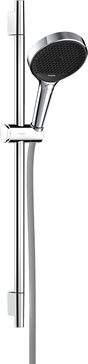 Hansgrohe Brauseset Rainfinity 130 3jet Unica S Puro 650mm Push Schieber chrom 28745000