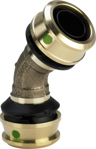 Viega Raxofix Winkelkupplung mit SC-Contur 5326 in 63mm 45 Grad 647117