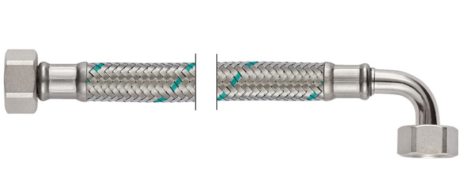 Neoperl NEOFLEX Panzerschlauch DN13 IG x IG gebogen, 3/4" x 3/4" 30cm 66882030