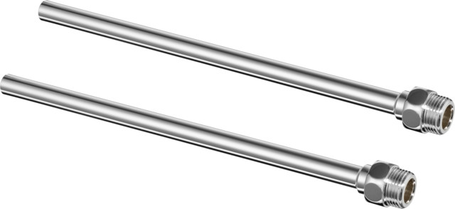 Viega Verlängerung 5788.71 in G3/8 x 200mm Kupfer verchromt 658298