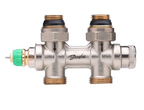 Danfoss dynamischer VHS-DV Fühler rechts oder links Durchgang, Ventileinsatz im RL für Heizkörper mit 1/2" 013G7915