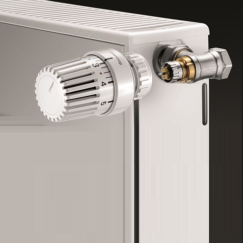 Oventrop Thermostat "Uni LD" 7-28 C, * 1-5, Flüssig-Fühler, weiß 1011472