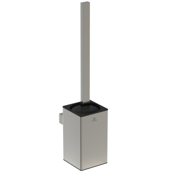Ideal Standard WC-Bürstengarnitur Conca Cube, eckig, silber T4494GN