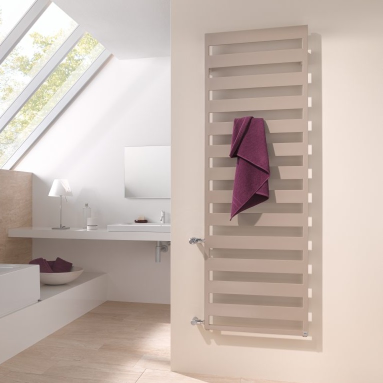 Kermi Casteo-D Designheizkörper H: 153,3 B: 75cm weiß, links CTN1D1500752LXK