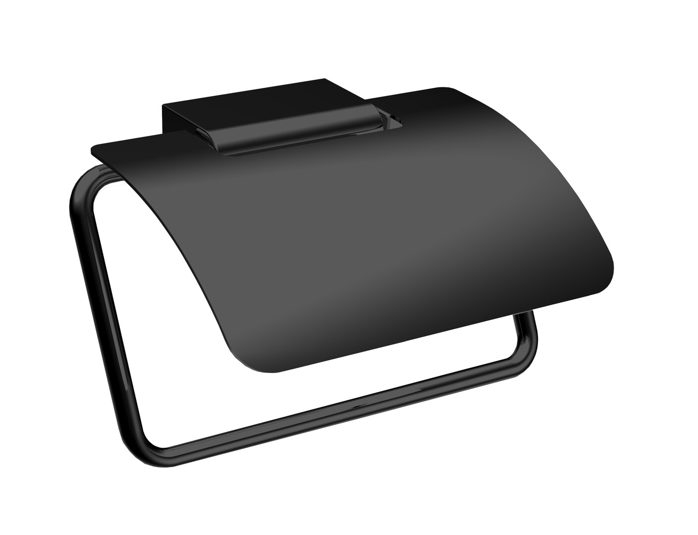 Emco Papierhalter Flow mit Deckel schwarz 270013301