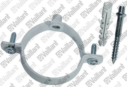 Vaillant Schelle Rohrbefestigung weiß für Zubehör 303946 (DN 60 PP) 0020018326