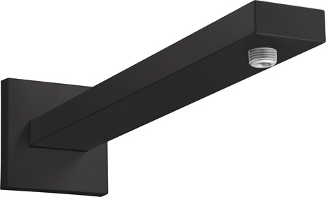 Hansgrohe Brausearm E 390mm mit rechteckigem Schaft, Mattschwarz 27694670