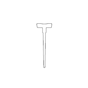 HSK Einschubdichtung Höhe 18,5mm, Länge 2.000mm E100067-185-20