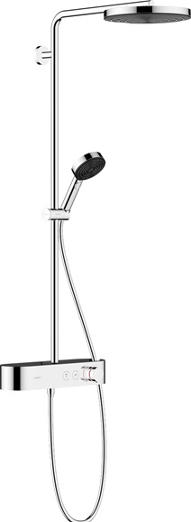Hansgrohe Showerpipe Pulsify S 260 1 jet EcoSmart mit Brausethermostat Aufputz chrom 24221000