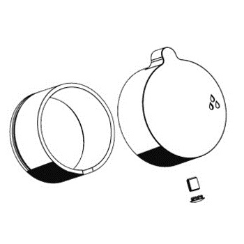 Schell Betätigungsknopf VITUS Auf/Zu, chrom 231040699