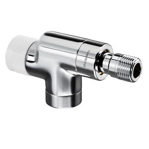 Oventrop Thermostatventil "E" DN15, 1/2", Axial, verchromt 1163252