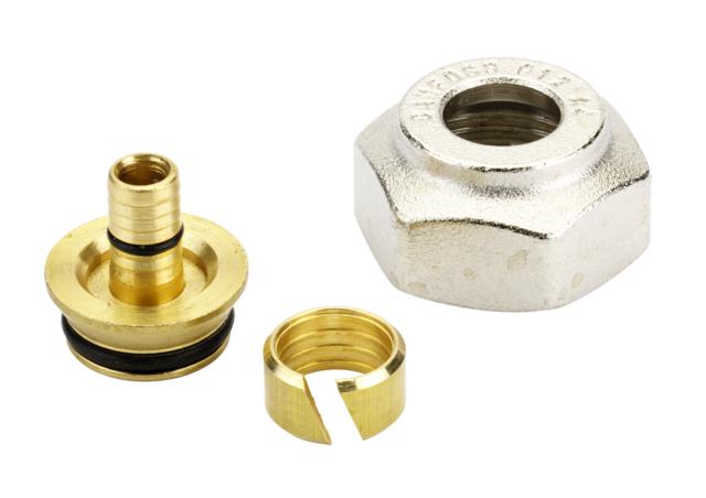 Danfoss Klemmverbinder G3/4 IG auf 16x2,2, für VPE-Kunststoffrohre (PEX) 013G4163