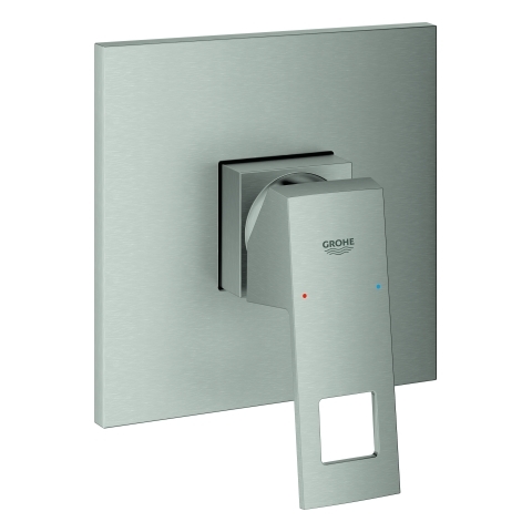 Grohe Einhand-Brausebatterie Eurocube supersteel Fertigmontage-Set für Rapido SmartBox 24061DC0