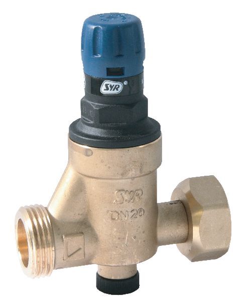 SYR Druckminderer 315.1 für die SYRobloc-Sicherheitsgruppe 0024 + 0025, DN 20, Einstellbereich: 1,5-6 bar rohgelb 0315.20.005