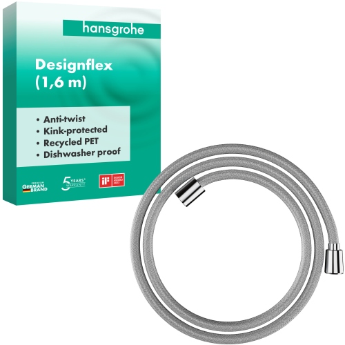 Hansgrohe Textilbrauseschlauch Designflex 1600mm chrom 28260000