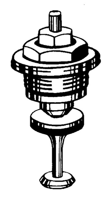 Heimeier Thermostat-Oberteil für Einrohrventil mit Tauchrohr ab Mai 1981 3831-02.299