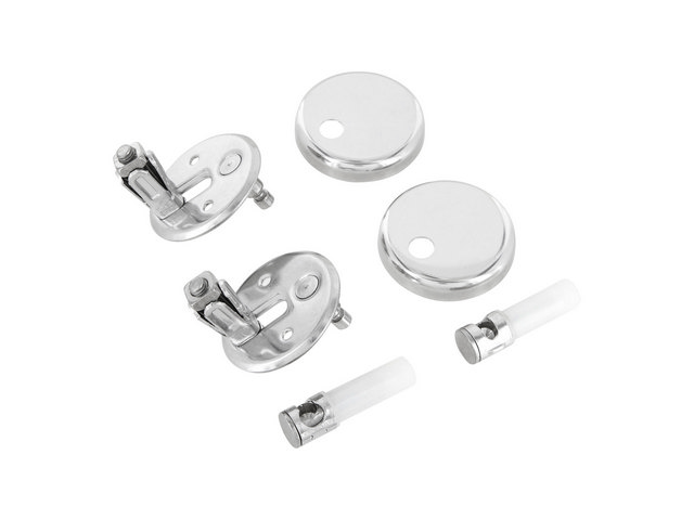 Ideal Standard Befestigungssatz Newson, für WC-Sitz Echtholzfurnier Buche/Edelstahl T2060BJ