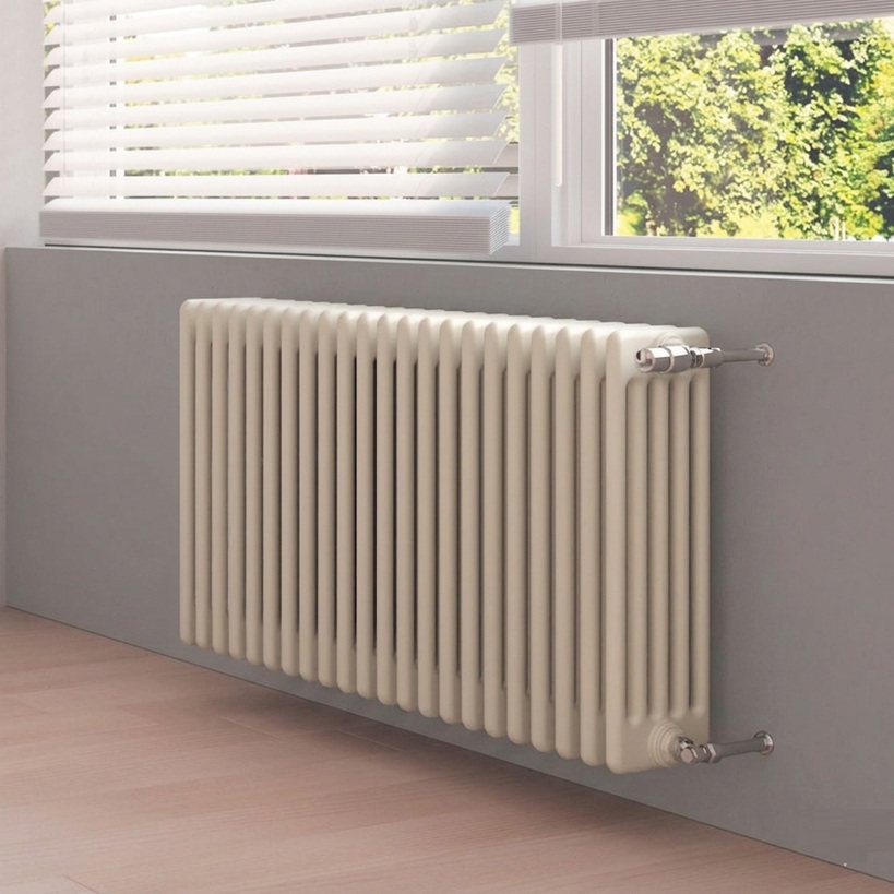 Arbonia Cambiotherm Austausch-Röhrenradiator 6-Säuler H: 107 L: 69,9cm, Modell 6107, weiß, 15 Glieder