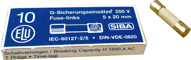 Wolf Feinsicherung 1,6A Träge 250V 5x20mm, für alle Solarmodule SM 2745697