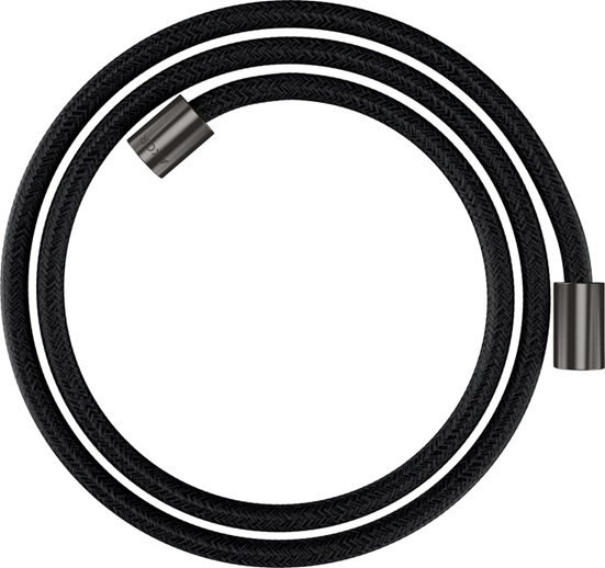Hansgrohe Textilbrauseschlauch Axor 1600mm mit zylindrischen Muttern brushed black chrom 28261340