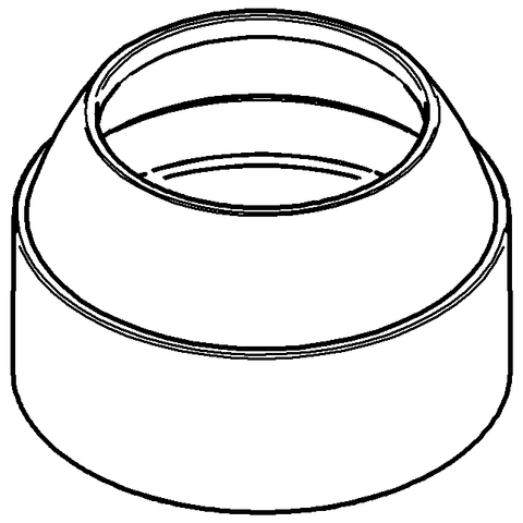 Grohe Abdeckrosette 4 für Eichelberg Al Dente Spültischbatterien chrom 44055926
