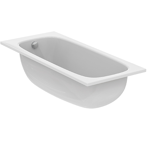 Ideal Standard i.life Körperform-Badewanne 160x70cm T475801 weiß