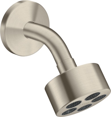 Hansgrohe Kopfbrause Axor One 75 1jet EcoSmart mit Brausearm brushed nickel 48490820
