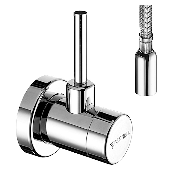 Schell Design-Eckventil CLASSIC regulierbar, ASAG, 1/2", chrom 051720699