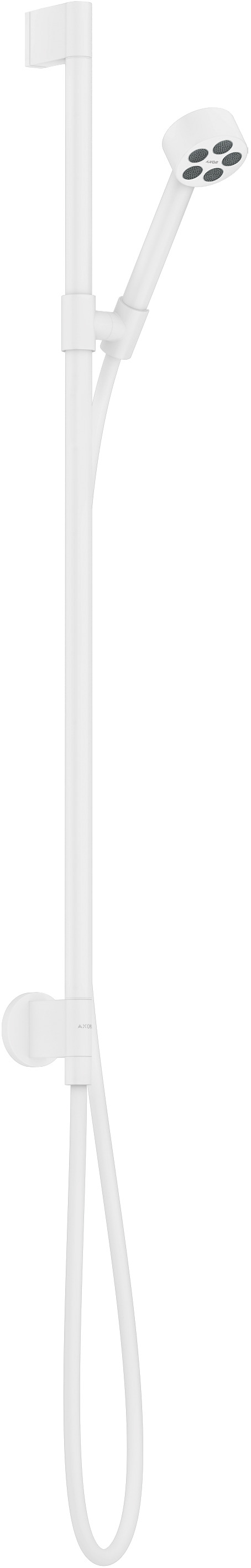 Hansgrohe Brauseset Axor One 75 1jet Eco mit Wandanschluss mattweiss 48791700