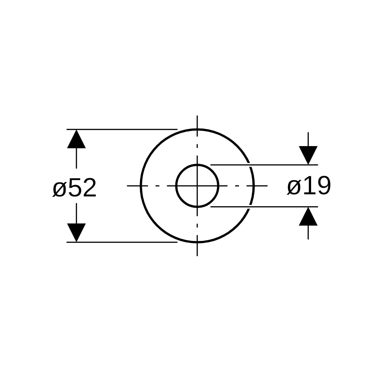 Geberit Flachdichtung für Heberglocke VMQ d52,5xdi19,5x3 241.291.00.1