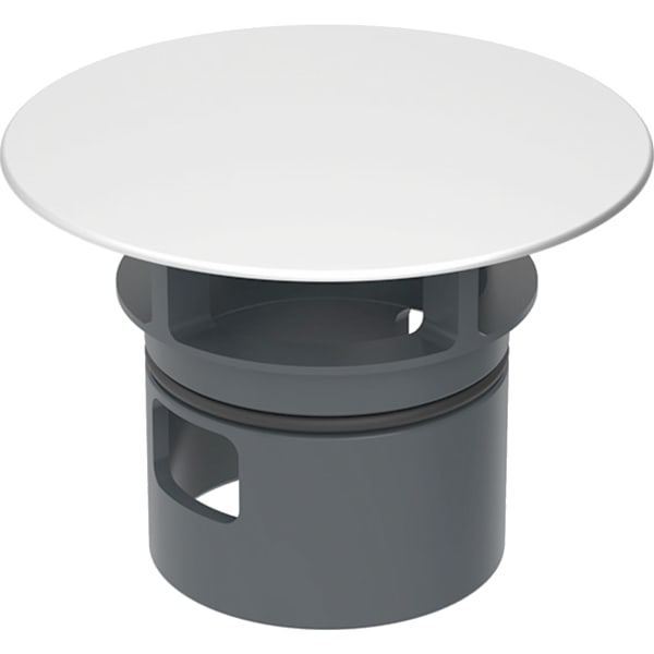 Geberit Ventilabdeckung für Handwaschbecken-Anschluss mit integriertem Überlauf seidenglanz-verchromt 241.993.46.1