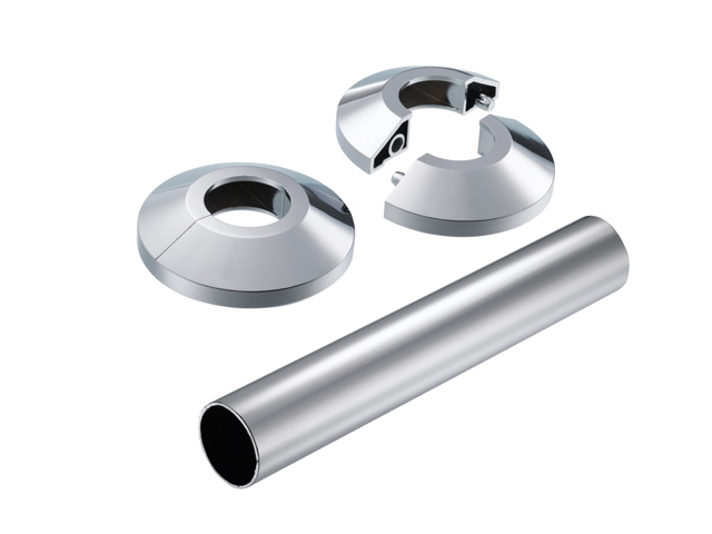 Danfoss Wandrosetten für Standard-Anschluss, chrom 013G3133